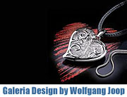 Wolfgang Joops Herzensangelegenheit zum Valentinstag 2011 by Galeria Kaufhof Herz-Anhänger der neuen Exklusiv-Linie Galeria Design by Wolfgang Joop  (Foto: Galeria Kaufhof)